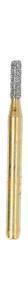 A835KR 314 Бор алмазный для турбинного наконечника "Золотая серия", форма цилиндр с круглым кантом , Sunshine