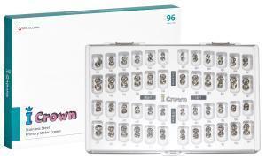 Коронки нерж. сталь (5шт) Второй верхний левый моляр размер 2 E-UL-2 I CROWN