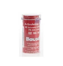 Шелк артикуляционный 80 мкм красный 16 мм x 3 м, BAUSCH
