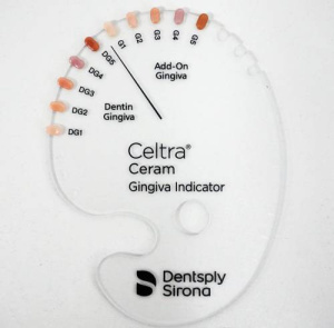 Celtra Ceram Шкала цветов Shade Gingiva Indicator
