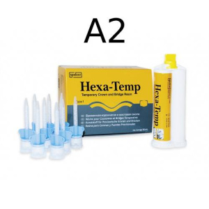 Hexa-temp картридж 50 мл+канюли для смешивания, цвета в ассортименте, Spident