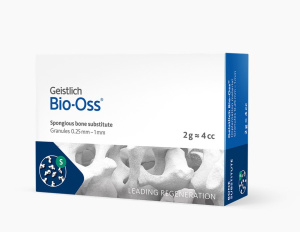 Bio-Oss spongiosa гранулы 2 г, 0,25-1 мм  "S" 30645.4 Geistlich, Швейцария