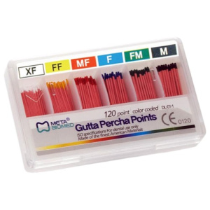 Штифты гуттаперчевые доп. XF-M (120шт) META Dental