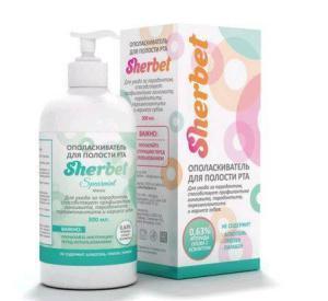 Ополаскиватель для полости рта Sherbet концентрат 300 мл