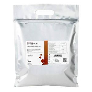 Гипс Стодент 4 класса для моделей коричневый 3кг G4B03 Stodent