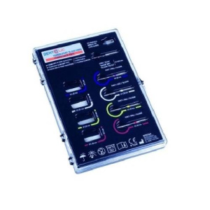 Штифты стекловолоконные DentoClic TRANSLUCENT стекловолоконные набор 20шт+дриль-боры Итена KFVT20