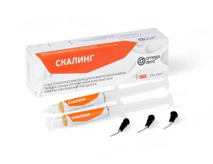 Скалинг гель для размягчения и удаления зубного камня (2шпр х 2,5мл) (Омега, Россия)