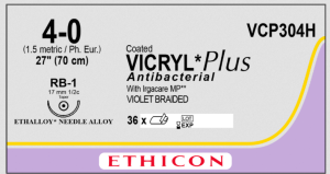 Шовный материал VICRYL Plus 70 см, 36 шт, ETHICON