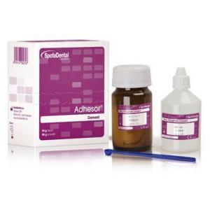 Adhesor цинк-фосфатный цемент (80 грамм порошка + 55 грамм жидкости)