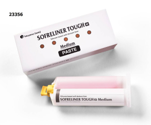 Материал для перебазировки съемных протезов Sofreliner Tough M, 27 г + 27 г + 10 мл, Tokuyama