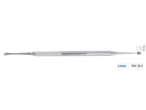 Ложка кюретажная прямая Lukas 4мм 25-2