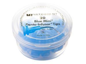 Blue Mini Dento-Infusor Tips, 20 шт, Ultradent