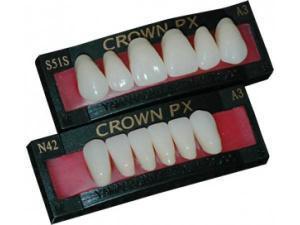 Crown PX Anterior трехслойные композитные зубы, фронт низ