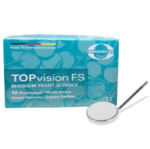 Зеркало стоматолгическое Top vision FS Rhodium родиевое покрытие, 12 шт, Hahnenkratt
