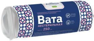 Вата медицинская нестерильная, 250 г, Амелия