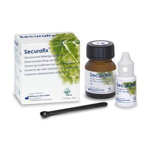 Цинкоксидэвгенольный цемент для временного пломбирования Securafix, 24 г + 10 г, WP Dental