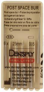 Post Space Bur №005 25 мм, 6 шт, Dentsply Maillefer