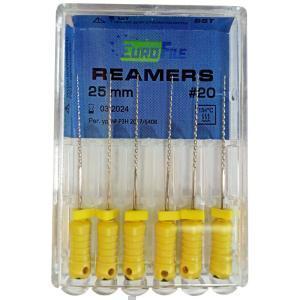 Reamers, 25 мм №20, 6 шт, EUROFILE