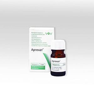 Аргенат однокомпонентный 5мл. Серебрение  и фторирование зубов. ВладМиВа, Россия