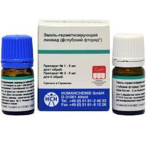 Эмаль-герметизирующий ликвид, 5 мл + 5 мл, Humanchemie GmbH