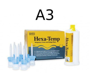 Hexa-temp картридж 50 мл+канюли для смешивания, цвета в ассортименте, Spident
