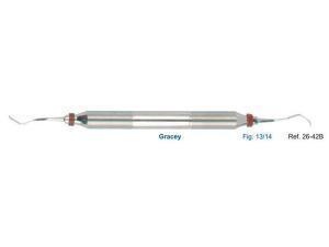 Кюрета Gracey 13/14 ручка DELUXE 10 мм 26-42B, HLW
