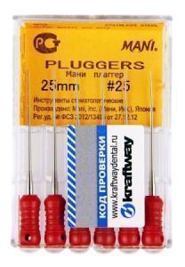 Pluggers 25 мм №25, 6 шт, Mani