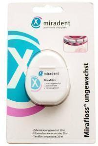 Нить зубная Mirafloss Ungewachst 20м
