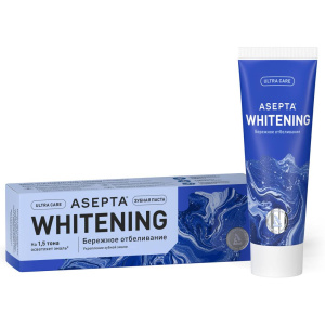 Паста зубная Асепта Бережное отбеливание, 75 мл, Вертекс