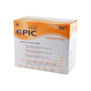 Перчатки хирургические 8.5 стерильные неопудренные, 50 пар, EPIC