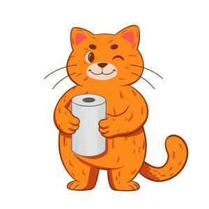 Рулон  белый маленький