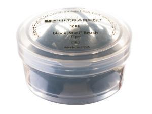 Black Mini Brush Tips, 20 шт, Ultradent