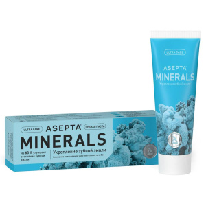 Паста зубная Асепта Укрепление зубной эмали, 75 мл, Вертекс