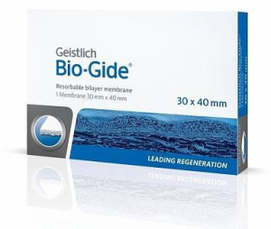 Bio-Gide резорбируемая мембрана 30мм х 40мм 30803.4 Geistlich, Швейцария