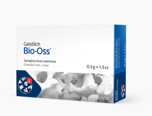 Bio-Oss spongiosa гранулы 0,5 г, 1-2 мм "L" 30753.1  Geistlich, Швейцария