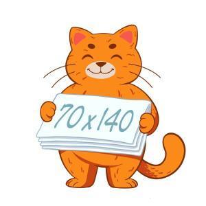 нестерильная белая  70х140