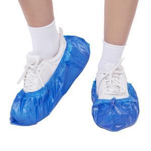 Бахилы особопрочные синие, 50 пар, EleGreen