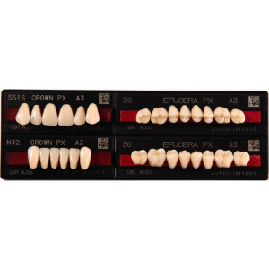 Crown PX Anterior трехслойные композитные зубы, фронт верх