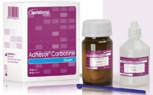 Adhesor Carbofine цинк-поликарбоксилатный цемент ( 80 грамм порошок, 40 грамм жидкость)