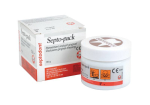 Septo-pack, защитный компресс для десен, банка 60 гр, Septodont, Франция