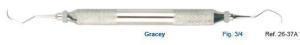 Кюрета Gracey 3/4 ручка CLASSIC 10 мм 26-37A, HLW