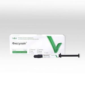 Фиссулайт. Материал светового отверждения для герметизации углублений и фиссур зубов (ВладМиВа, Россия)