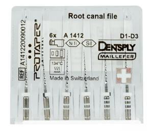 ProTaper Retreatment D1-D3, 6 штук, Dentsply Maillefer