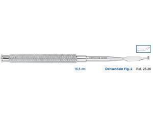 Долото хирургическое Ochsenbein форма 2, 16,5см 26-26