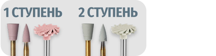 Полиры Sunshine для двухступенчатой полировки композитов