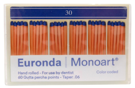 Штифты гуттаперчевые, Euronda