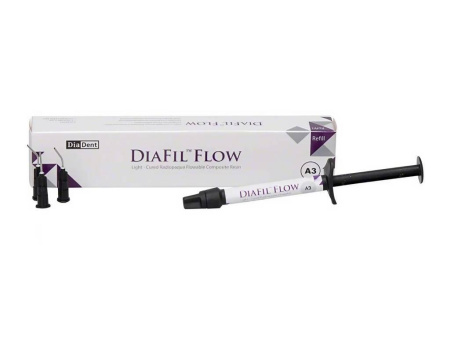 Диафил Флоу (DiaFil Flow) жидкотекучий пломбировочный материал, шприц 2 г (DiaDent)