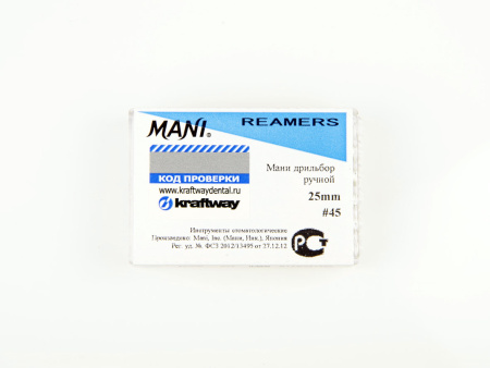 Ручные файлы Reamers, 6 шт, Mani