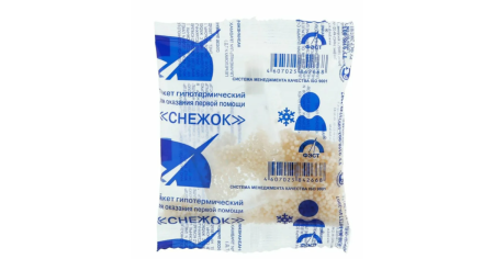 Пакет гипотермический охлаждающий Снежок