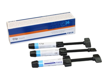 Временный пломбировочный материал Clip Tripack, 3 шприца по 4 г, VOCO